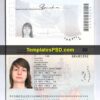 Canada Passport Template