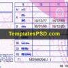 Italy Drivers License Template New Back