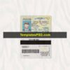 Louisiana Drivers License Template PSD Scan