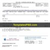 Maryland American Water Utility Bill Template PSD