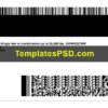 Minnesota Driver License Template PSD Back