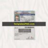 Nevada Driver License Template Scan