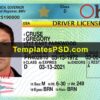 Ohio Drivers License PSD Template Front