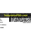 PUERTO RICO Drivers License Template New Back