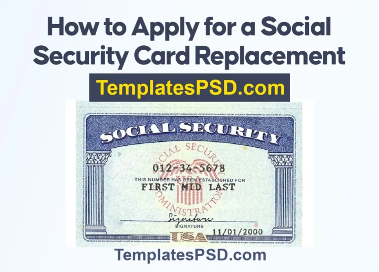 Social Security Card Replacement