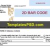 Tennessee Drivers License Template New Back