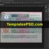 UK Visa Template PSD Download Photoshop File