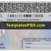 Wisconsin Driver License PSD Back